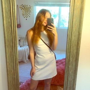 Zara open back dress